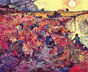 Vincent Van Gogh Die roten Weingarten USA oil painting artist